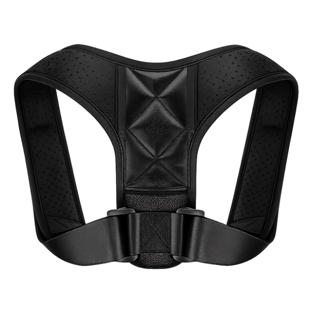 WellaBack adjustable posture support harness, front view